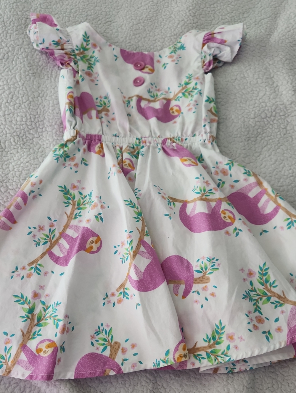 Eleanor Rose sloth dress Size 4/5